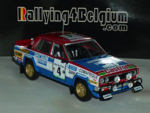 RAC403A Datsun Violet GT #4 Winner Rally Cote d'Ivoire 1981 Salonen / Harjanne