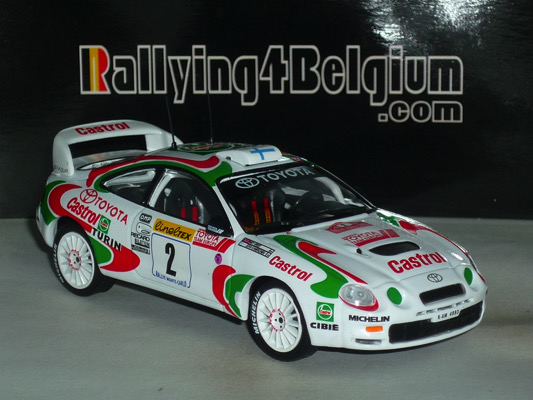 Miniature 1/43 Toyota Celica GT-Four – Rallye Monte-Carlo 1995, Kankkunen, IXO