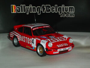DSN353 Porsche 911 SC Bastos #4 Winner Rally Omloop van Vlaanderen 1983 Snijers / Colebunders