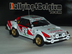 RAC400A Toyota Celica 2000 GT #6 Rally Cote d'Ivoire 1982 Eklund / Spjuth